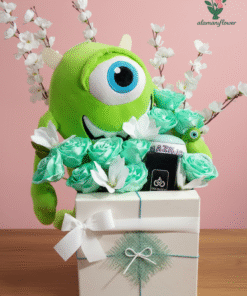 Luxury Gift Set – Plush Bear with Artificial Roses, Jasmine, Heat Mug & Perfume 35ml