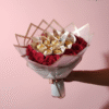 Romantic Gift Set – 15 Red Roses with 15 Ferrero Rocher Chocolates