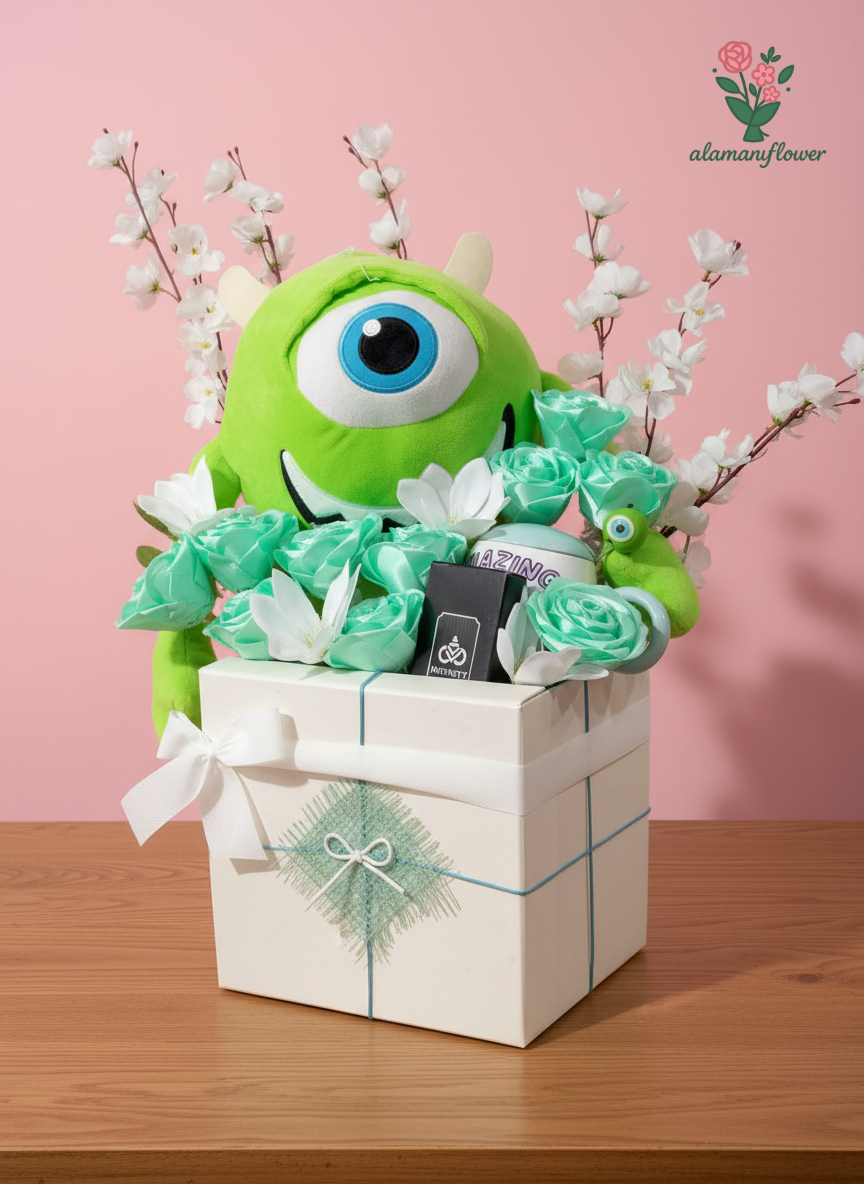 Luxury Gift Set – Plush Bear with Artificial Roses, Jasmine, Heat Mug & Perfume 35ml Luxury Gift Set – Plush Bear with Artificial Roses, Jasmine, Heat Mug & Perfume 35ml - Image 4